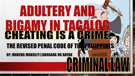 bigamy in tagalog